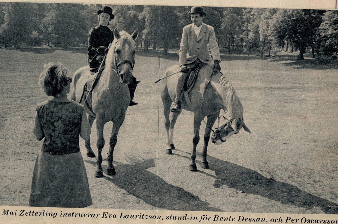 Ben Hur & Safir
Foto ur en tidning 1967